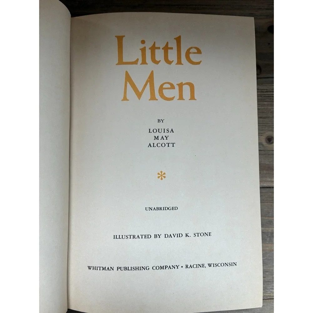 VTG 1965 Little Men Louisa May Alcott Whitman‎ Library Classics Book